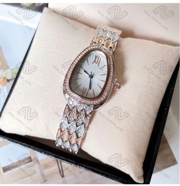 2025 AAA Bvl Watch Hot Sales Designer Bvlagri Watch Full Brand Wrist Watches Women Girl Ladies Snake Shape Diamond Style Luxury Steel Metal Band Quartz Clock 5Ca