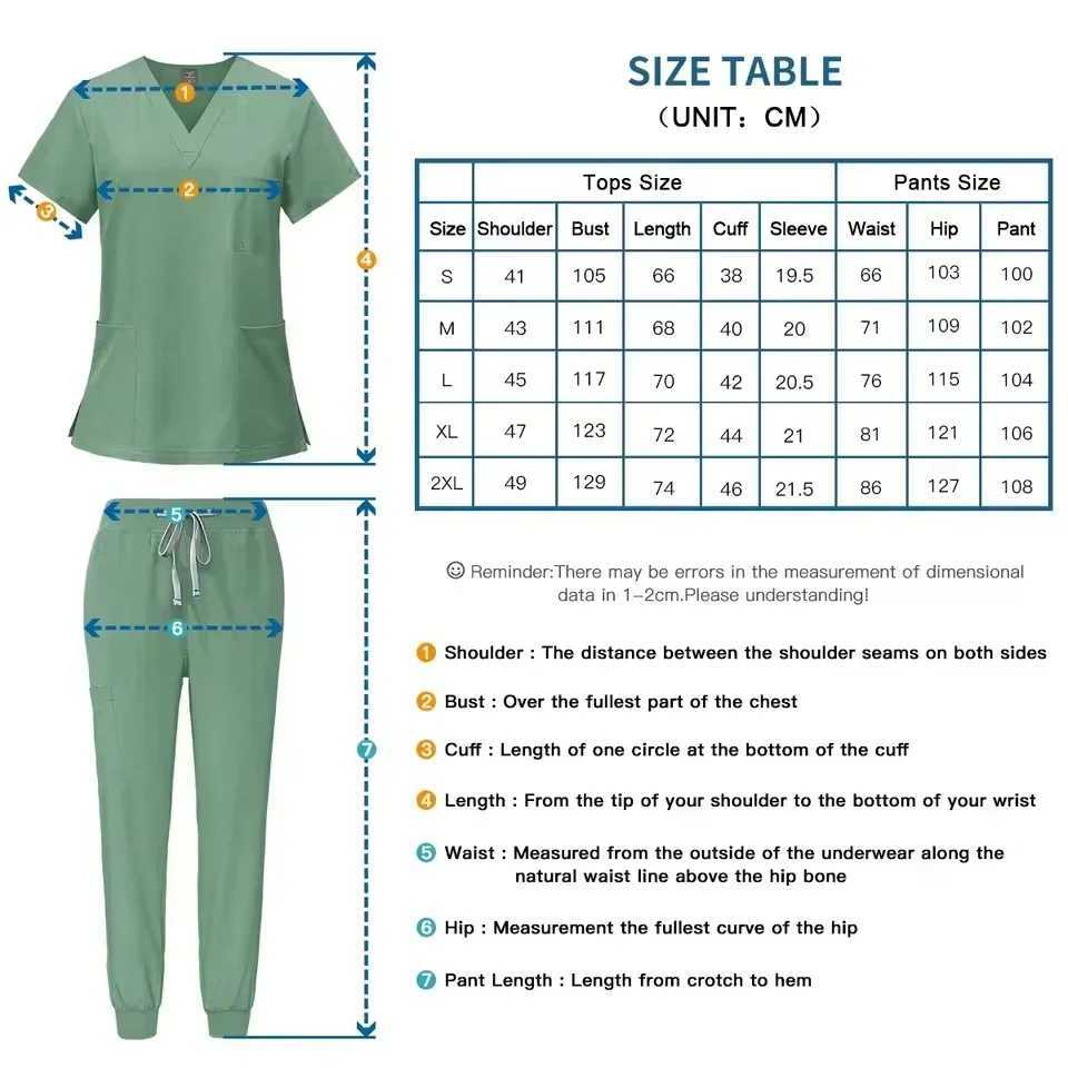 Hydrotherapy Doctor Nursing Tuning Set Surgical Uniform Female Matte Set Medical Nurse Beauty Sn Work Clothes Clinical Matte Top+Pants X250410