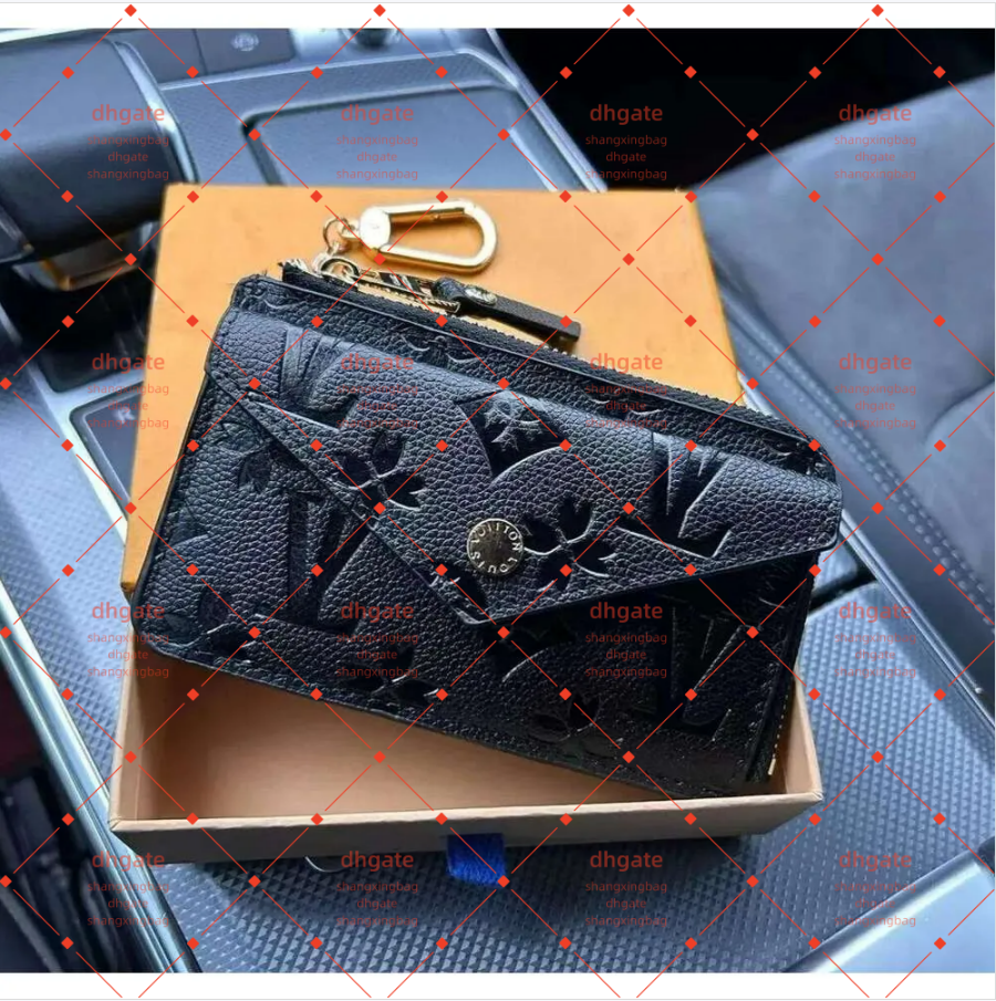 Designer Wallet Womens Mini Zippy Organizer Bag Credit Card Holder Coin Purse Key Pouch Purses Keychain Bags Clutch with out Box