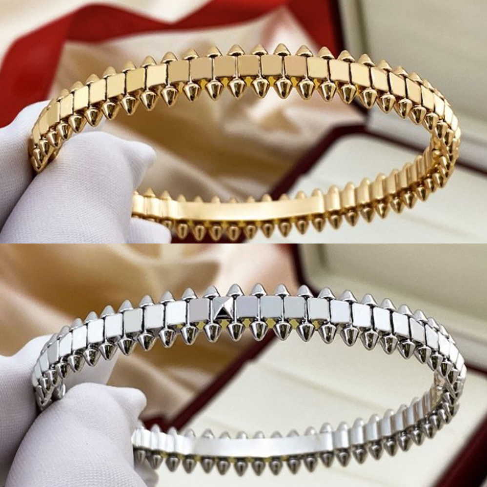 love braceletes luxury jewlery gold bangle jewlery designer for women men Gothic 18K rose gold silver Titanium jewelrys desinger braclets gold braclet woman gifts