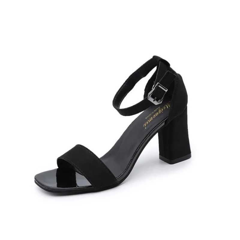 Womens 2024 Summer Fi Sandals High Heels Outdoor Sandals Elegant Wedding Shoes Bridal Plus Size 34-40 BuckleXJ250410