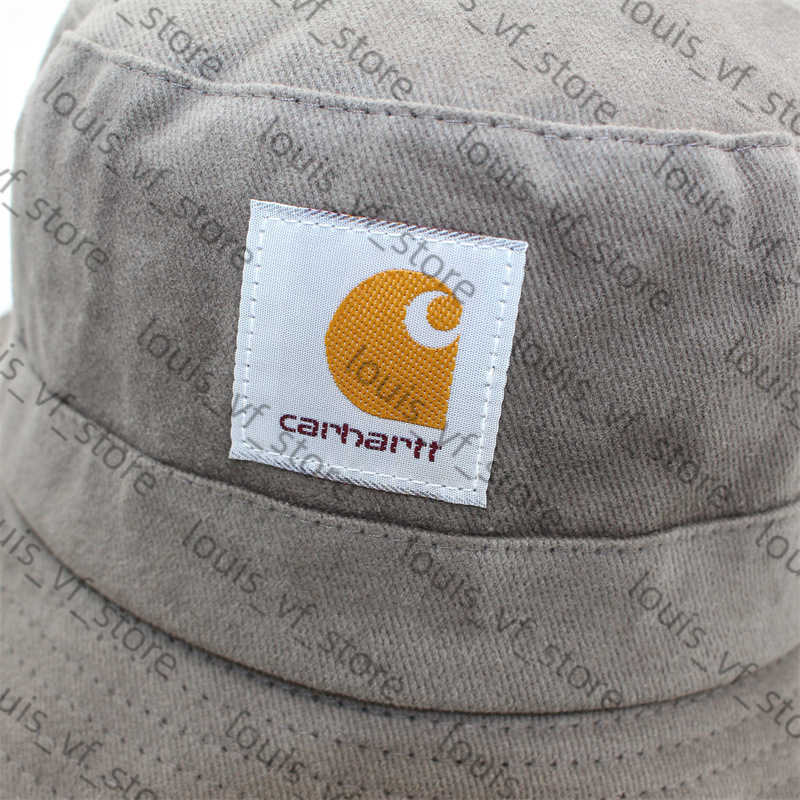 Washed and Ground Cotton Cloth Solid Color Big Brimmed Fisherman Hat Windproof Outdoor Mens Womens Hats Trendy Sun H250411