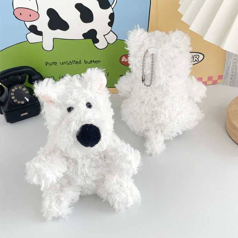 1 Cute Western Highland Inflatable Doll Cartoon Pendant Kavay Doll Keychain Bag Pendant Childrens Gift W250411