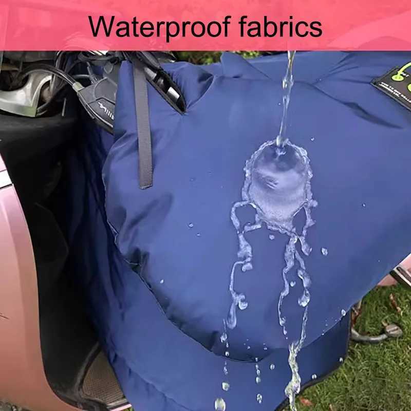 Motorcycle Handlebar Gloves Muffs Winter Warm Handle Gloves Waterproof Windproof Motorbike Handle Bar Hand Cover Muffs S25118{category}