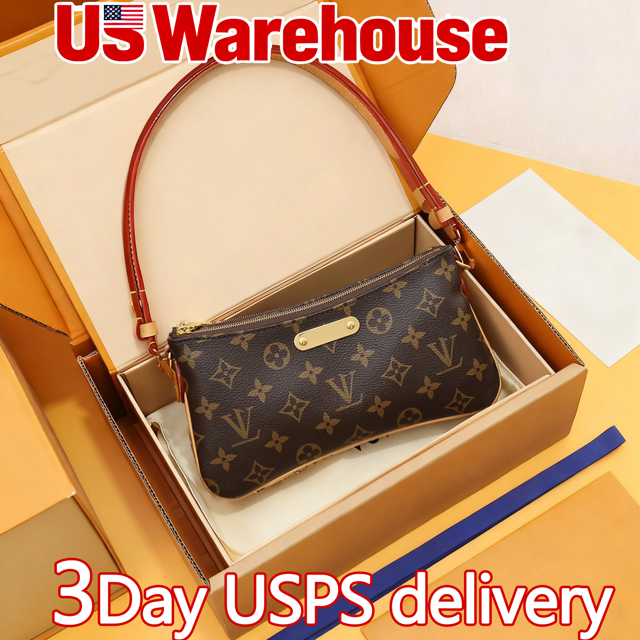 Designer Bags Shoulder Bags Handbags Wallets Luxury Bags Crossbody Bags Retro Style Women's Fashion Handbags High-Quality Leather Brown Underarm Bags