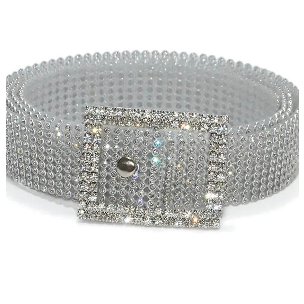 WomenS Belt Waist Chain Full Diamond Crystal Belt Waist Belt Sparkling Rhinestone Chic 251110