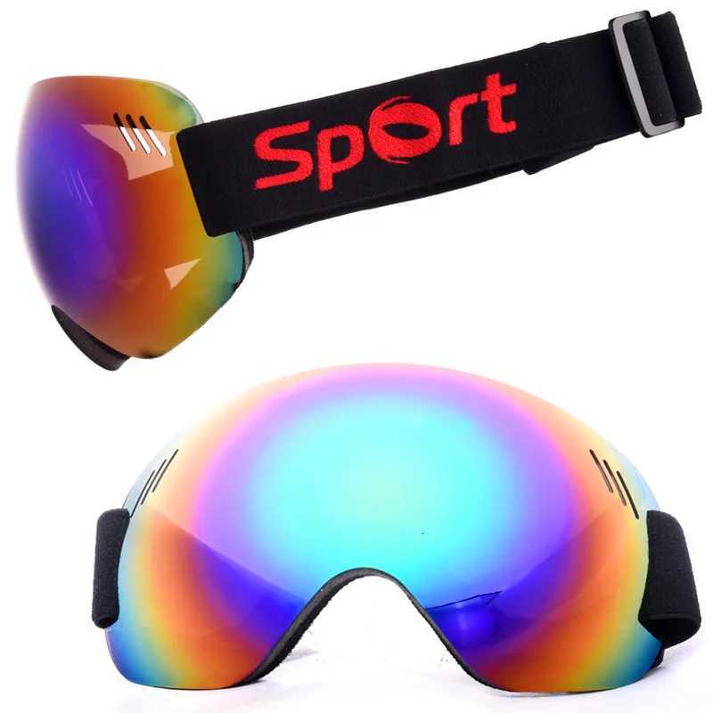 PC Ski Goggles Anti-fog Wind-proof and Sand-proof Large Spherical Glasses for Men and Women Mountaineering Snow Goggles K251110