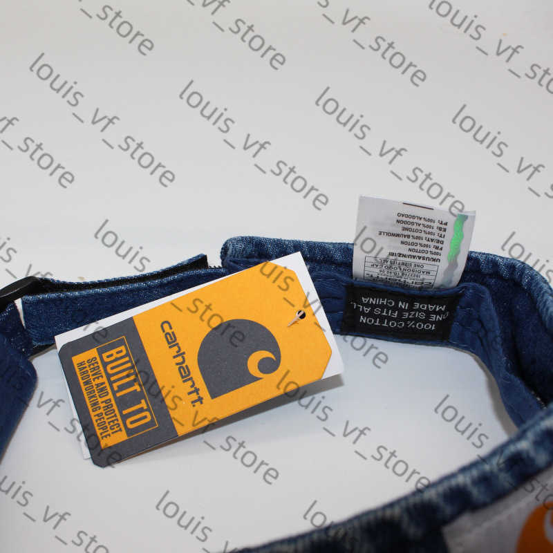 Washed Denim Distressed Hollow Top Hat Summer Sun Protection and Sunshade Versatile Simple Fabric Label Casual H250411