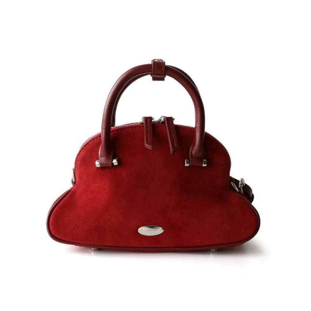 Designer Women Sheep Suede Genuine Leather Fashion Shell Bag Casual Ladies Sweet Tote Handbag Crossbody Single Shoulder Bags
