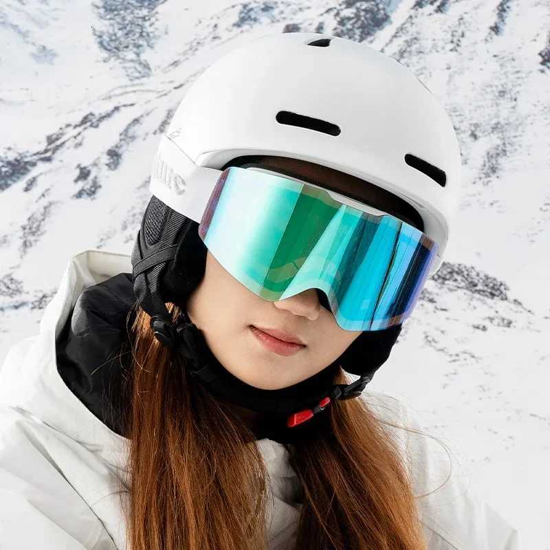Qunature Ski Goggles Large Frame Snowboard Snow Goggles Double Layers UV400 Anti-fog Ski Glasses Skiing Outdoor Sport Eyewear K251110