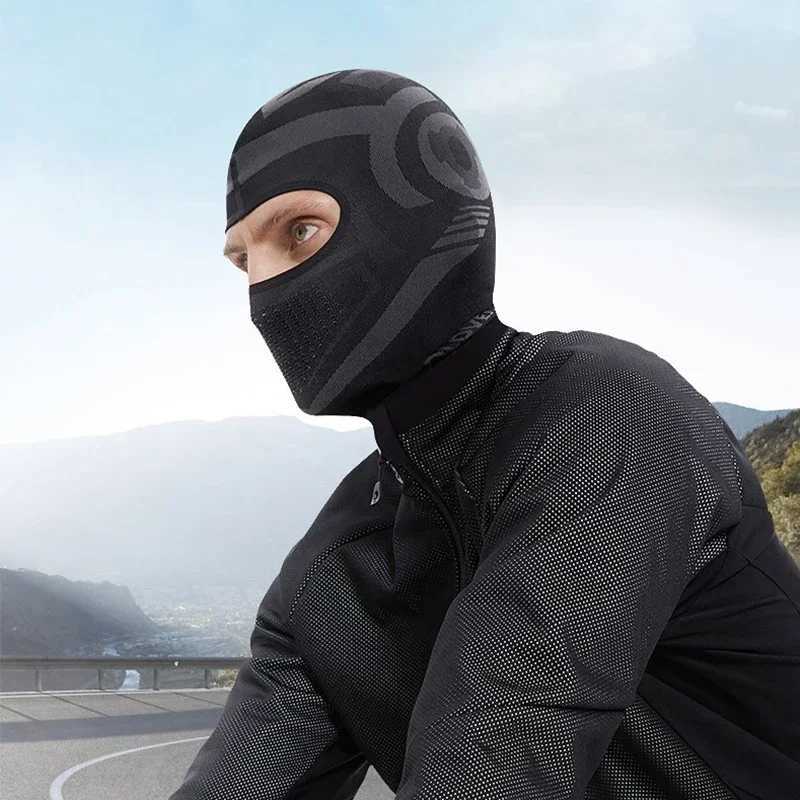 Motorcycle Balaclava Full Face Mask Summer Breathable Motorbike Riding Neck Face Mask Motocross Cycling Mask Helmet Hood Men S251110