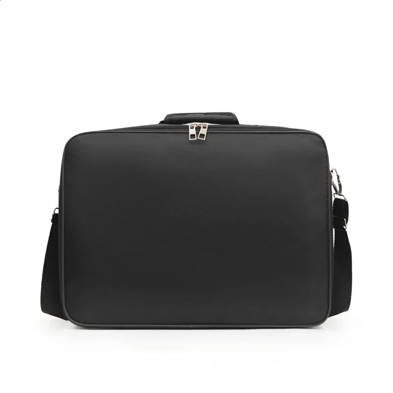 Large capacity briefcase travel essentials laptop storage diagonal business Oxford cloth document organization accessories 250409