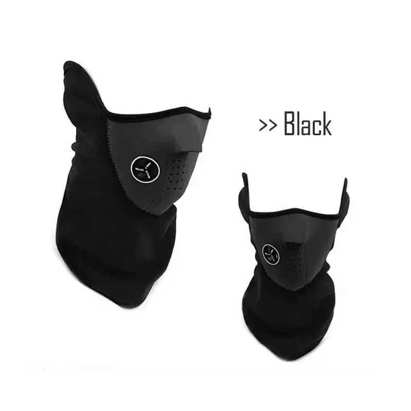Winter Motorcycle Fleece Thermal Face Mask Balaclava Windproof Keep Warm Riding Face Shield Winter Outdoor Sports Masks S251110