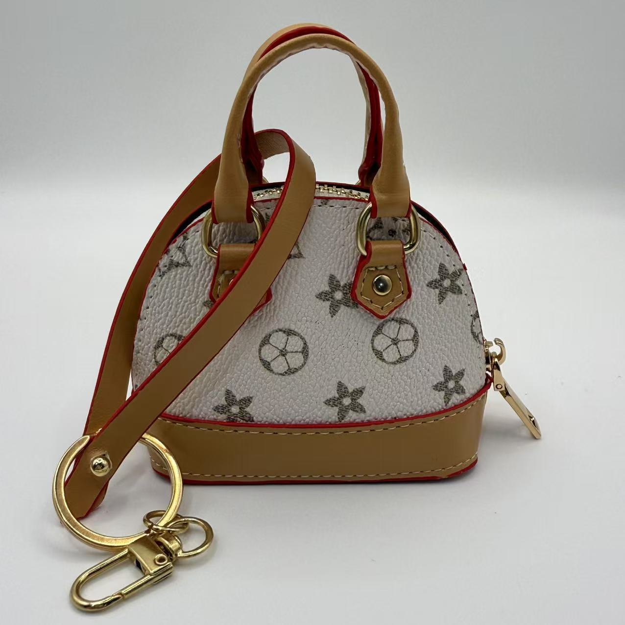 designer bag charm mini for presbyopia earphone cute shell bag pendant fashionable key bag car hanging ornament