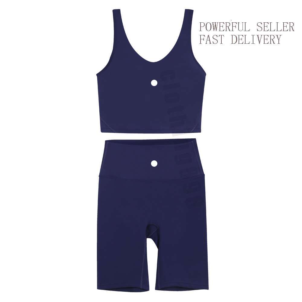 Yoga Set Women 2 Pieces Sportswear Gym PantsTop U-shape Bra Fiess High Waist Leggings Workout Sports Clothes Tracksuits JoggerBreathable Women's 