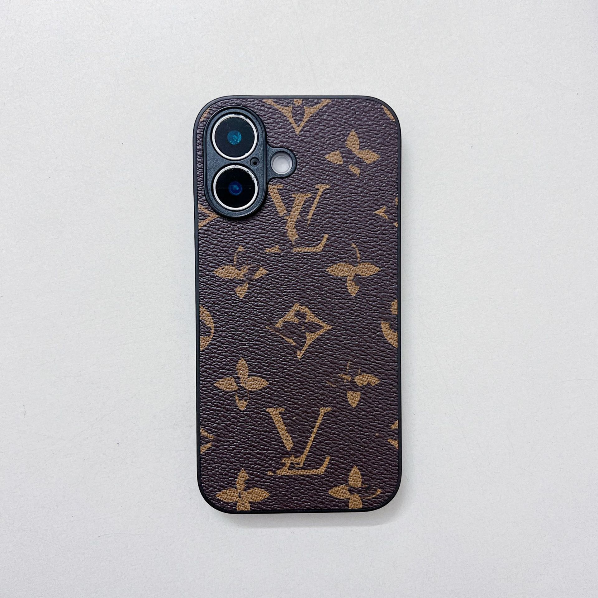 Designer Luxury trendy brand's classic floral perforated Apple 17 Promax and classic floral high-end iPhone Cases 16 15 14 13 Pro luxury Plus phone case