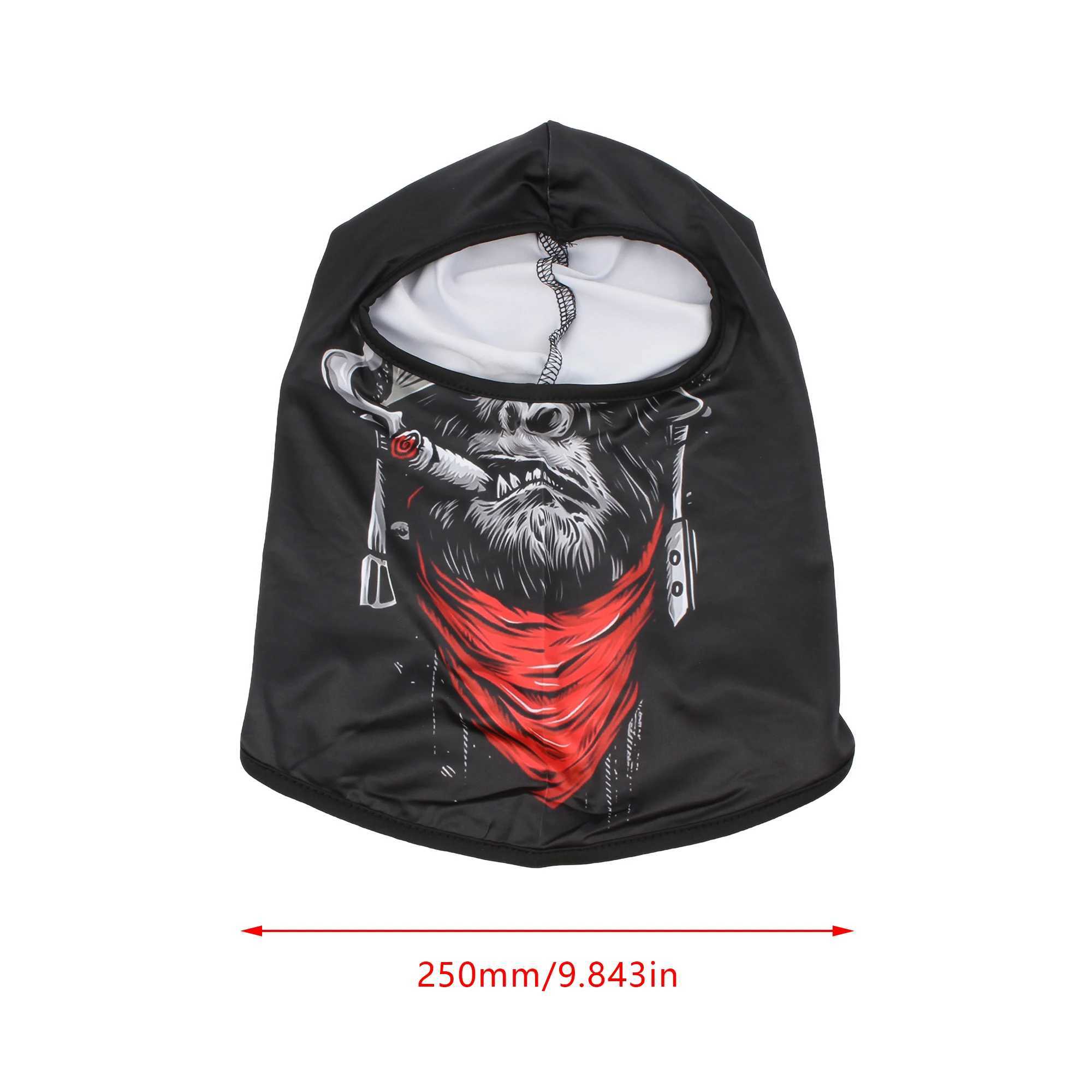 Outdoor Motorcycle Motobike Windproof Sunblock Dust Face Mask Headscarf Summer Men Women Skull Graffiti Mask S251110