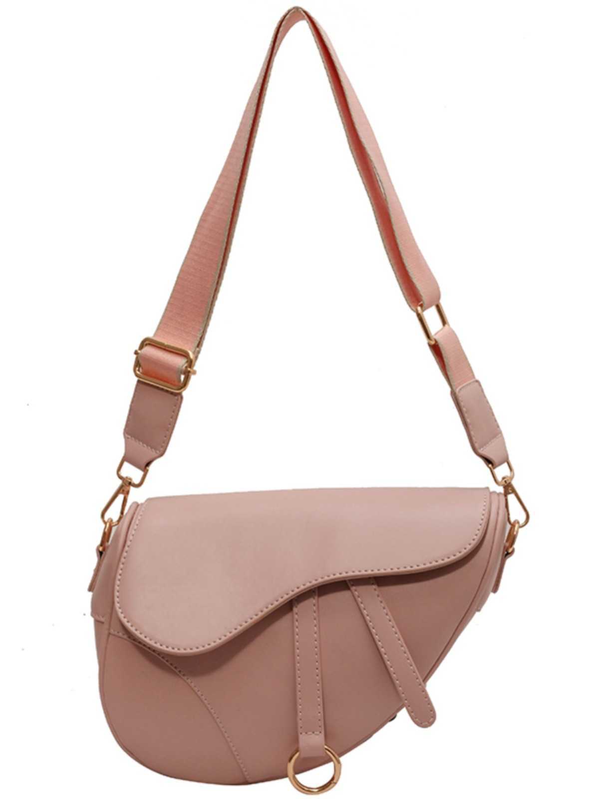 French niche design new womens popular versatile crossbody single shoulder armpit saddle bag bigclothfgg22