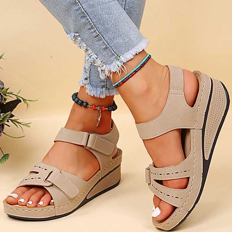 Summer womens sandals breathable shoes womens sandals wedge shoes party shoes womens sandalsXJ250410