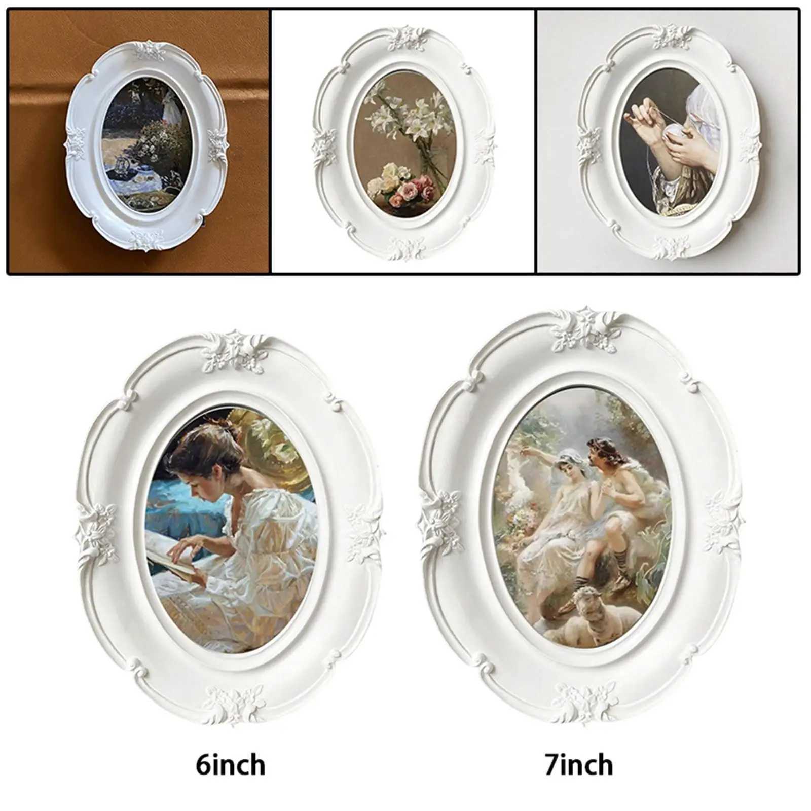 Luxury Antique Photo Deluxe Floral design Arts Holder Picture Frames for Desktop Office Home L251110 H260306