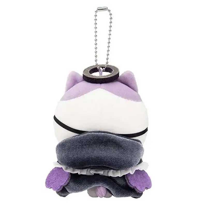Multi style Kawaii plush pendant keychain Ins plush animal stuffed toy keychain bag charm pendant keychain mesh birthday gift W250411