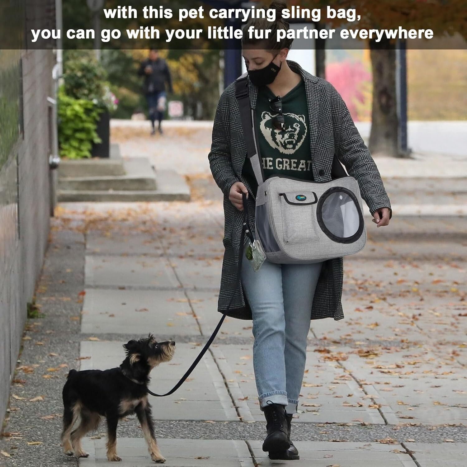 ownpets pet sling pet airline travel bag suitable for small dogs weighing 1015 pounds comfortable and adjustable perfect for aviation travel daily wal
