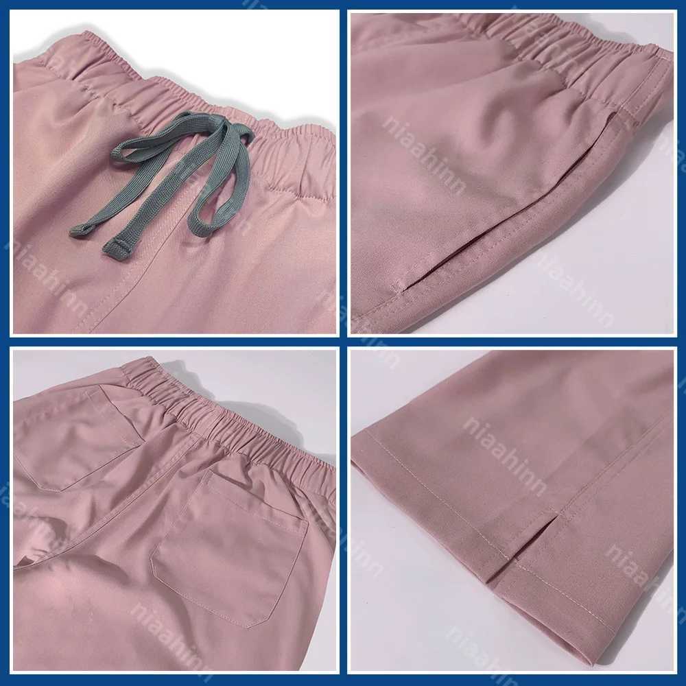 Multicolor Solid Color Pharmacist Work Clothes Beautician Lab Workwear Nursing Uniforms Pet Clinic Veterinary Uniforms X2505281