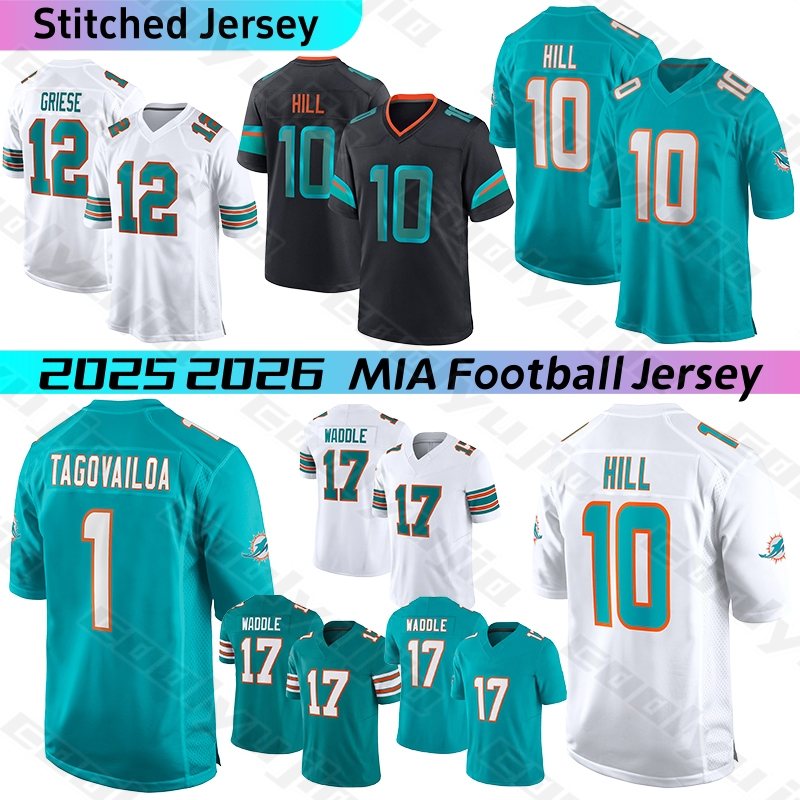 Miamicity DolphinsS jersey 1 Tua Tagovailoa 28 DeVon Achane DolphinsJersey Tyreek Hill Waddle Westbrook-Ikhine Chubb Brooks Fitzpatrick Brewer football jerseys