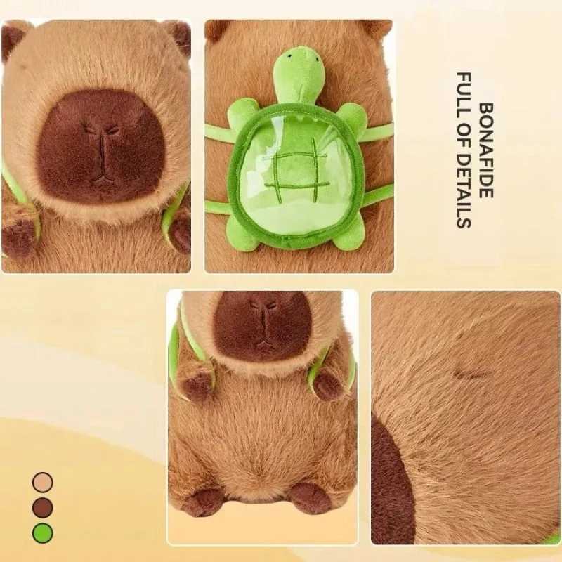 Capybara plush keychain cute bag pendant creative slack animal keychain Kawaii stuffed doll keychain birthday gift 2024 trend W250411