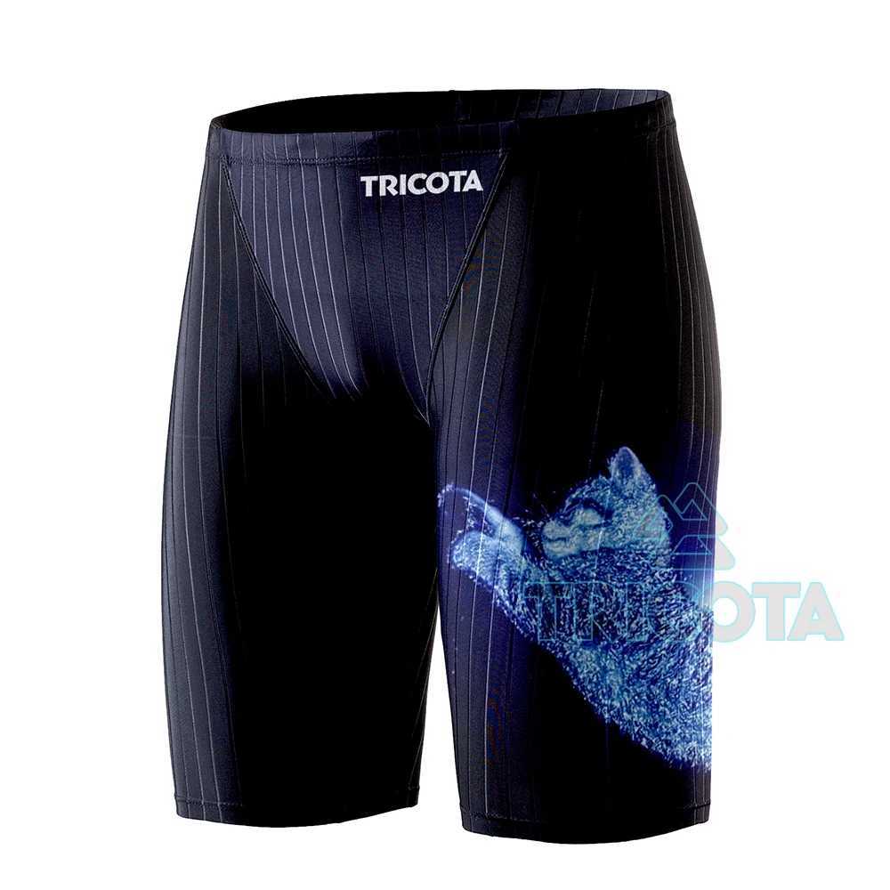 Mens swimming shorts professional high-quality swimming relay fast drying UV protection endurance sports surfing swimsuit interference machineW250410