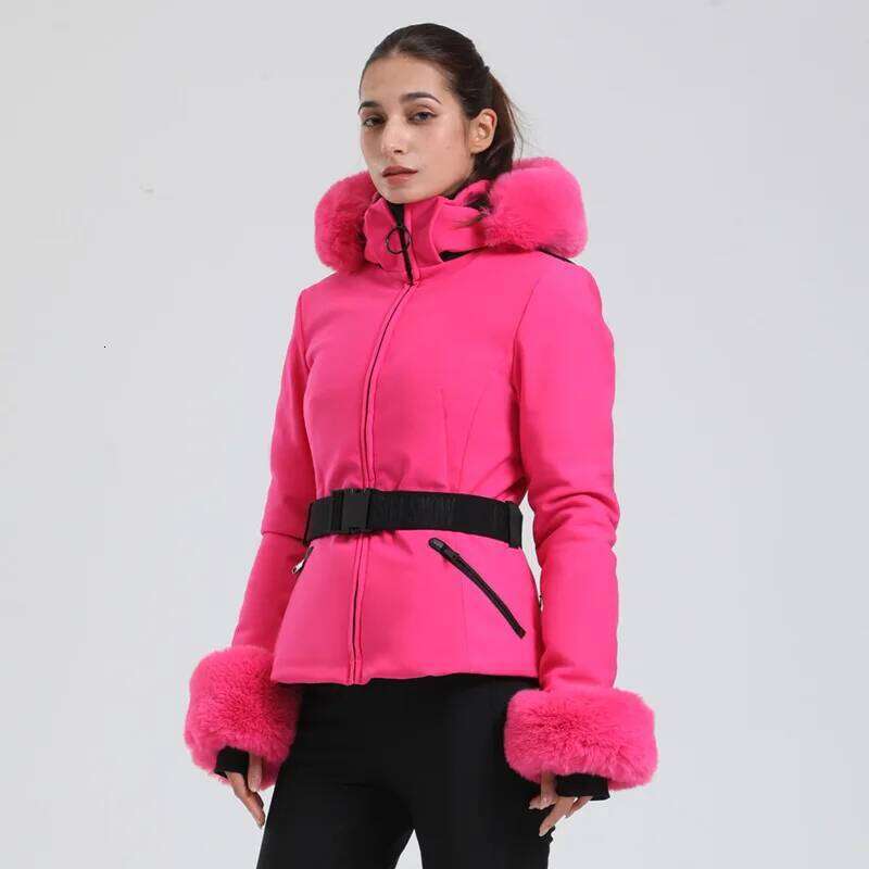 New Winter Double Board Windproof Waterproof Warm Breathable Ski Jacket Top Women's Loose Extreme Cold Clothing