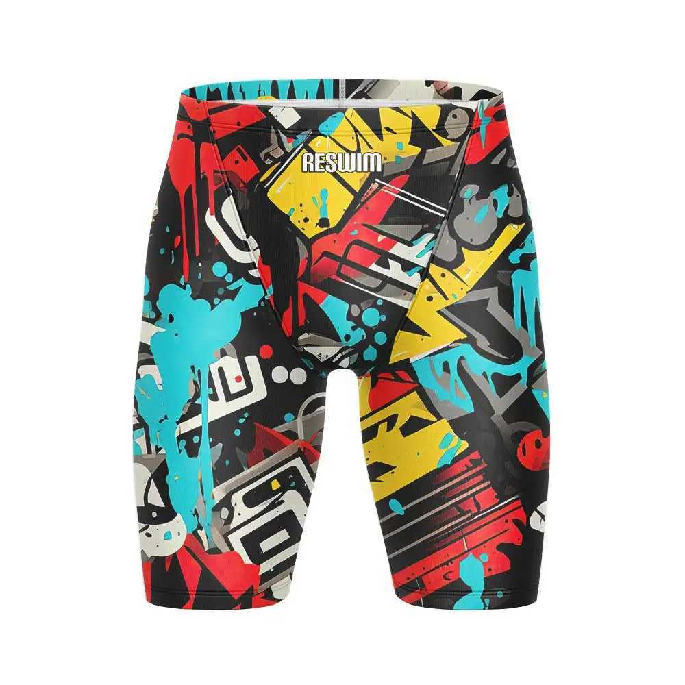 New swimming mainline swimsuit mens beach swimming surfing shorts boys swimming interference machine swimsuit shorts summer quick drying swimsuitW2504