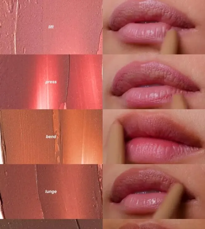 liner 11 Colors Waterproof Liner lift soft neutral pink balance caramel brown Contour Matte Lipstick Pen Long Lasting Retro Red Lip Pencil