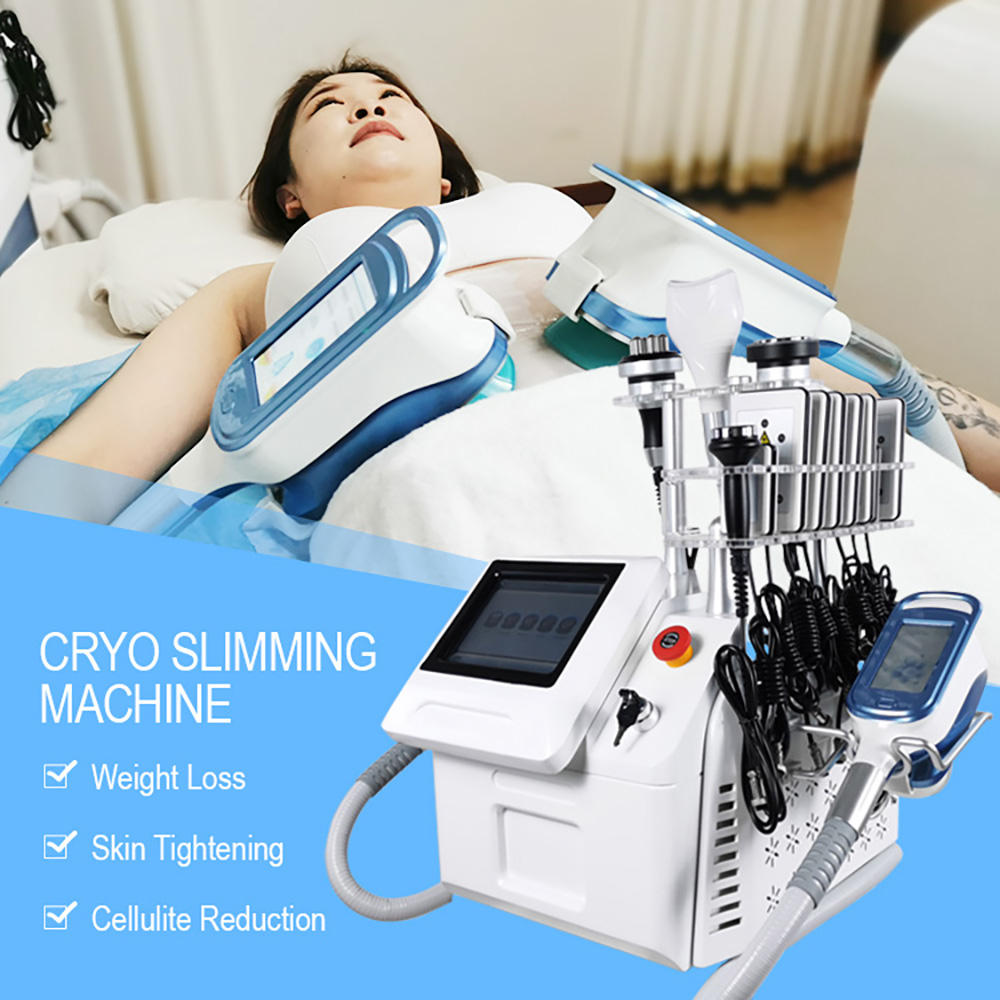 Desktop 5 Cryo Handles 360 Fat Freezing Cryolipolysis Slimming Machine For Body Shaping Spa Clinic Use Fat Reduction Cooling Beauty Equipment