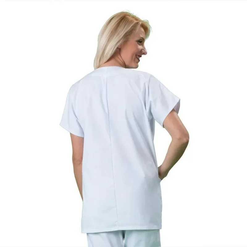 Newly arrived autumn and winter doctors coat sweater design white laboratory coat mens and womens medical uniforms X250410