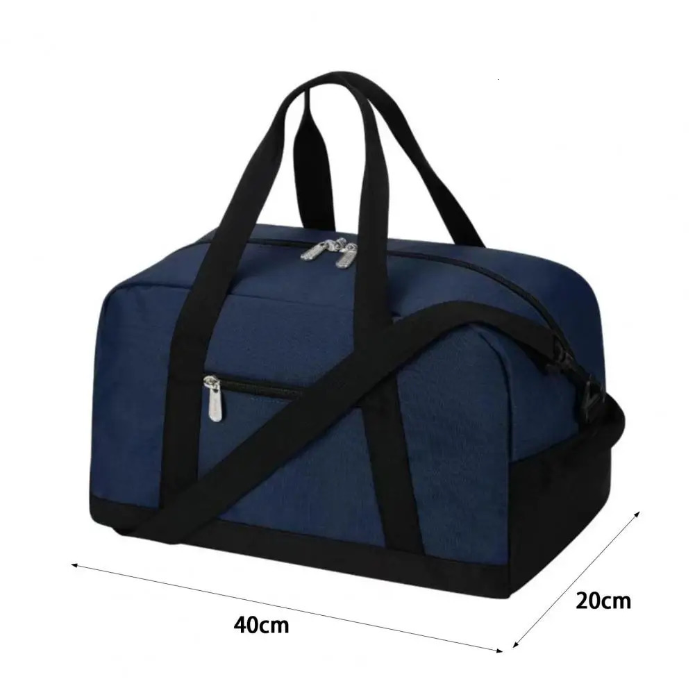 Travel Duffle Bag Large Capacity Multiple Pockets Zipper Waterproof Oxford Cloth Outdoor Weekender Overnight Gym Workout Luggage 251110