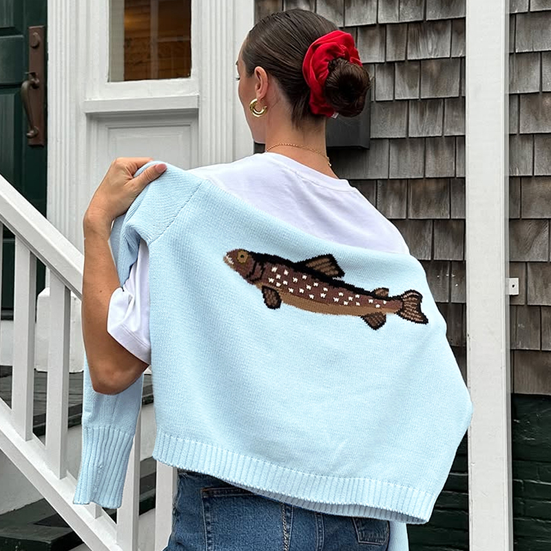 Women's color-block pullover sweater, a long-sleeved, loose-fitting, versatile comfortable sweater is a bestseller, ideal for festivals, vacation