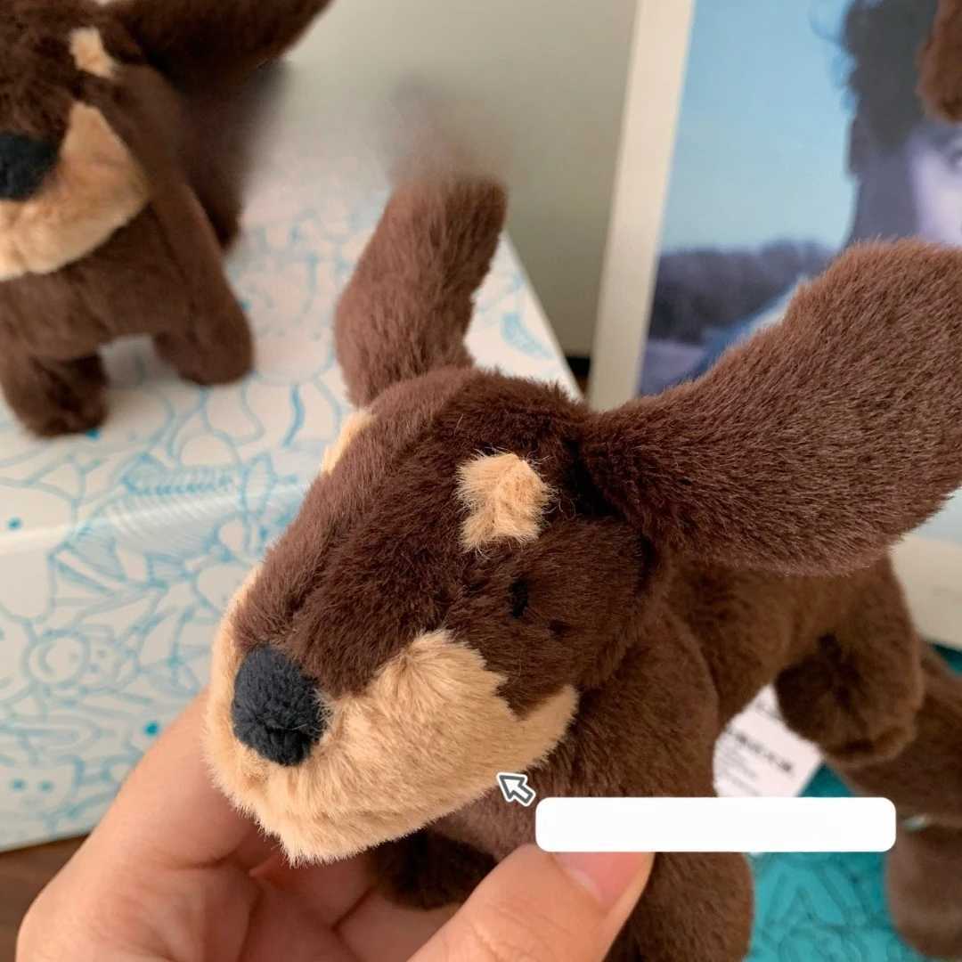 Jellycat Otto Sausage Dog Bag Pendant Plush Doll Cute Puppy Pendant Keychain Jellycat Tag Filled Animal Kawaii Pendant W250411