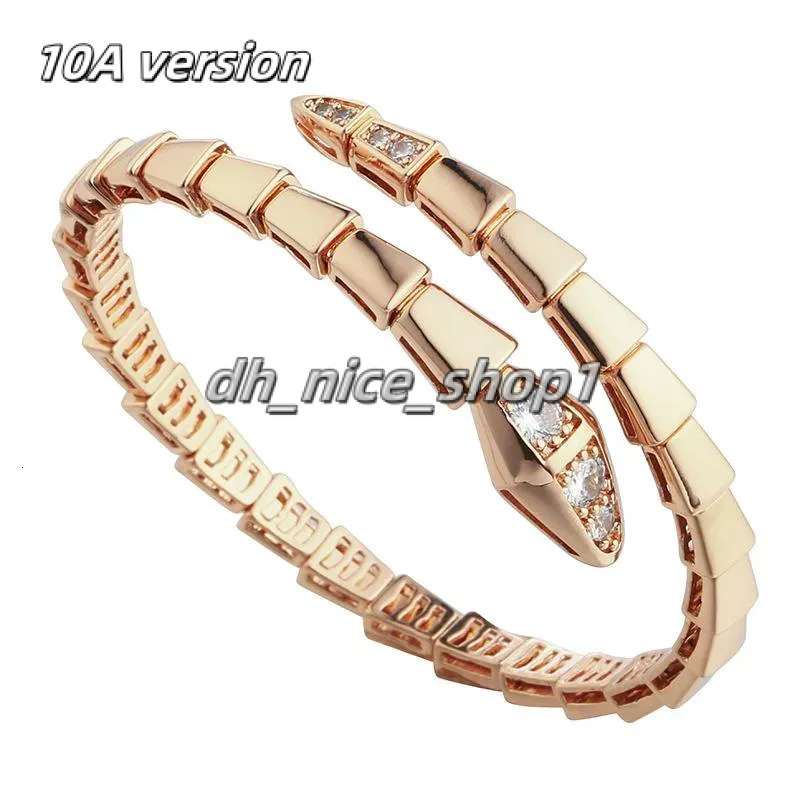 2025 AAA Designer Serpentine Bracelets For Women Narrow Single Circle Snake Dia High Quality Gold Bvlgariserpenti Bracelet Christmas No Allergies No Fading d85