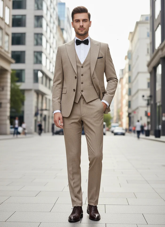 ST Cassy 2 buttons on suit modern mens office wear blazer coustime homme luxe Bead edge craftsmanship 251107