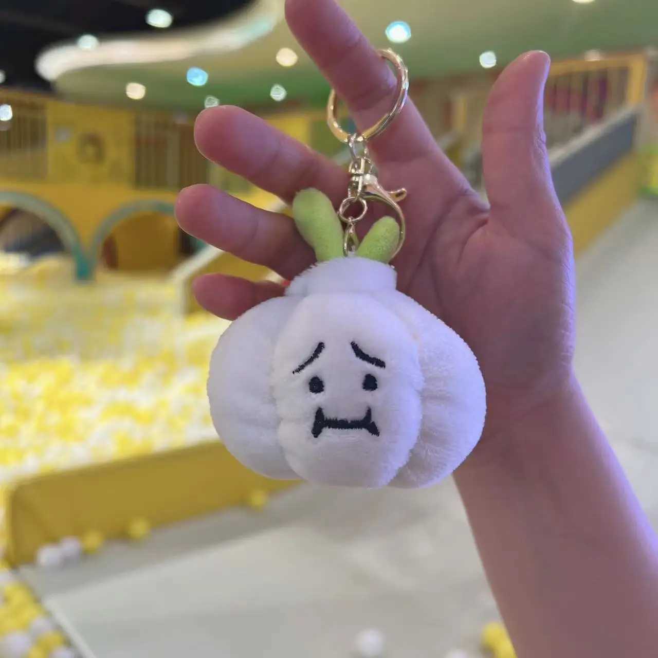 New Creative Cartoon Fun Garlic Scales Ginger Chili Plush Pendant Keychain Doll Plush Toy W250411