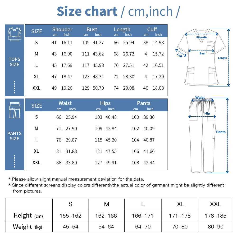 Anti Wrinkle Washable Soft Hospital Uniform Hot Sale Pet Vet Nurse Scrub Set Women Medical Scrubs Sets Women Medical Accessories X2505281