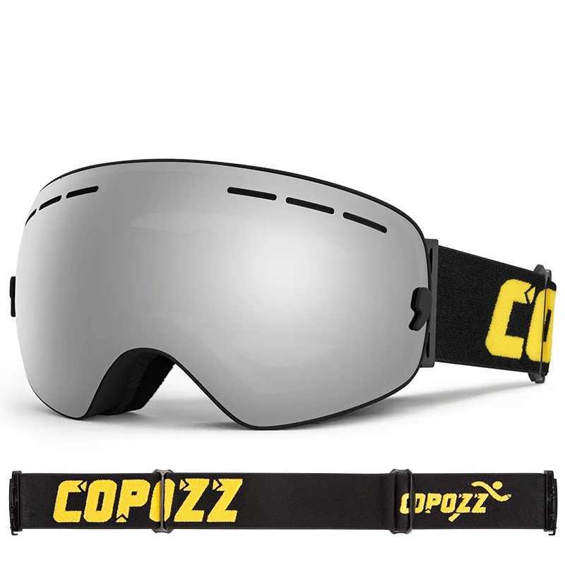 COPOZZ Men Women Brand Ski Goggles Snowboard Goggles Glasses For Skiing UV400 Protection Snow Glasses Anti-Fog Ski Mask Eyewear K251110
