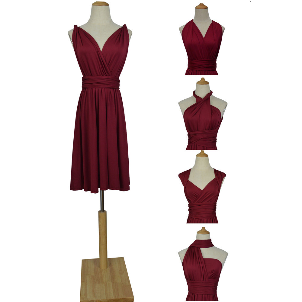 Dresses bridesmaid multi dressing bandage sisters large women's dress
