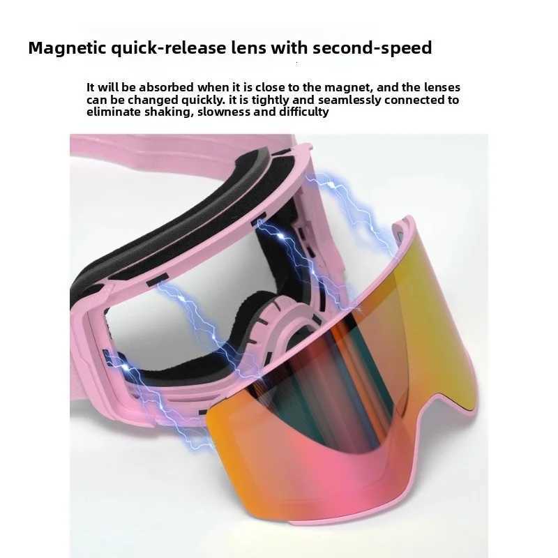 Coldelement Unisex Adult Ski Goggles - Dual-Layer Anti-Fog Safety Glasses For Autumn Winter Outdoor Adventures K251110