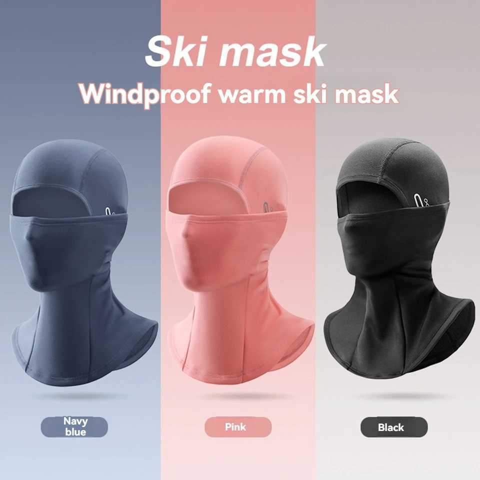 KoKossi Winter Face Mask Fleece Warm Windproof Cycling Cap Motorcycle Running Neck Warmer Sport Training Scarf Balaclava Hat S251110{category}
