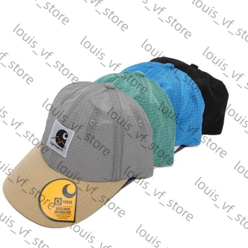 Color Blocked Soft Top Quick Drying Breathable Baseball Cap Mens and Womens Sunshade Duckbill Outdoor Travel Curved Hat H250411