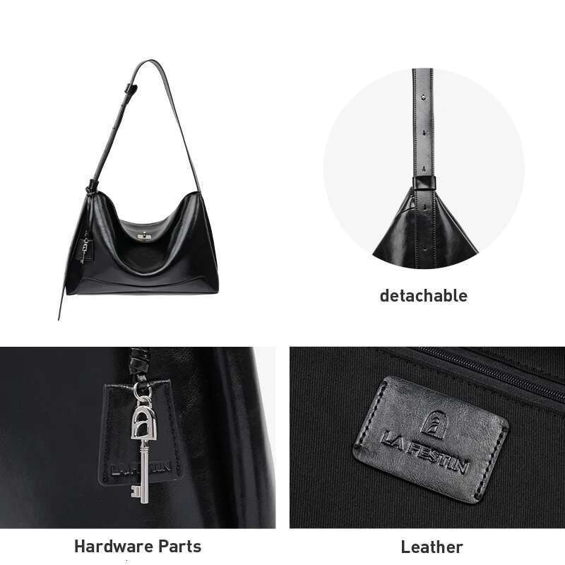 LA FESTIN Original Women's Fashion Bags 2024 Large Capacity Tote Brand Shoulder Lady Leather Crossboby Bag