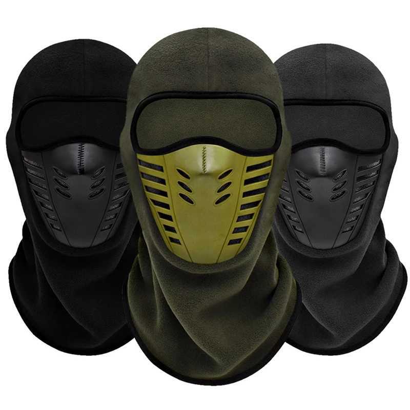 1Pieces Outdoor Cycling Mask Fleece Thermal Face Mask Men Warm Motocycle Riding Motobike Biker Winter Mountaineering Scarf S251110