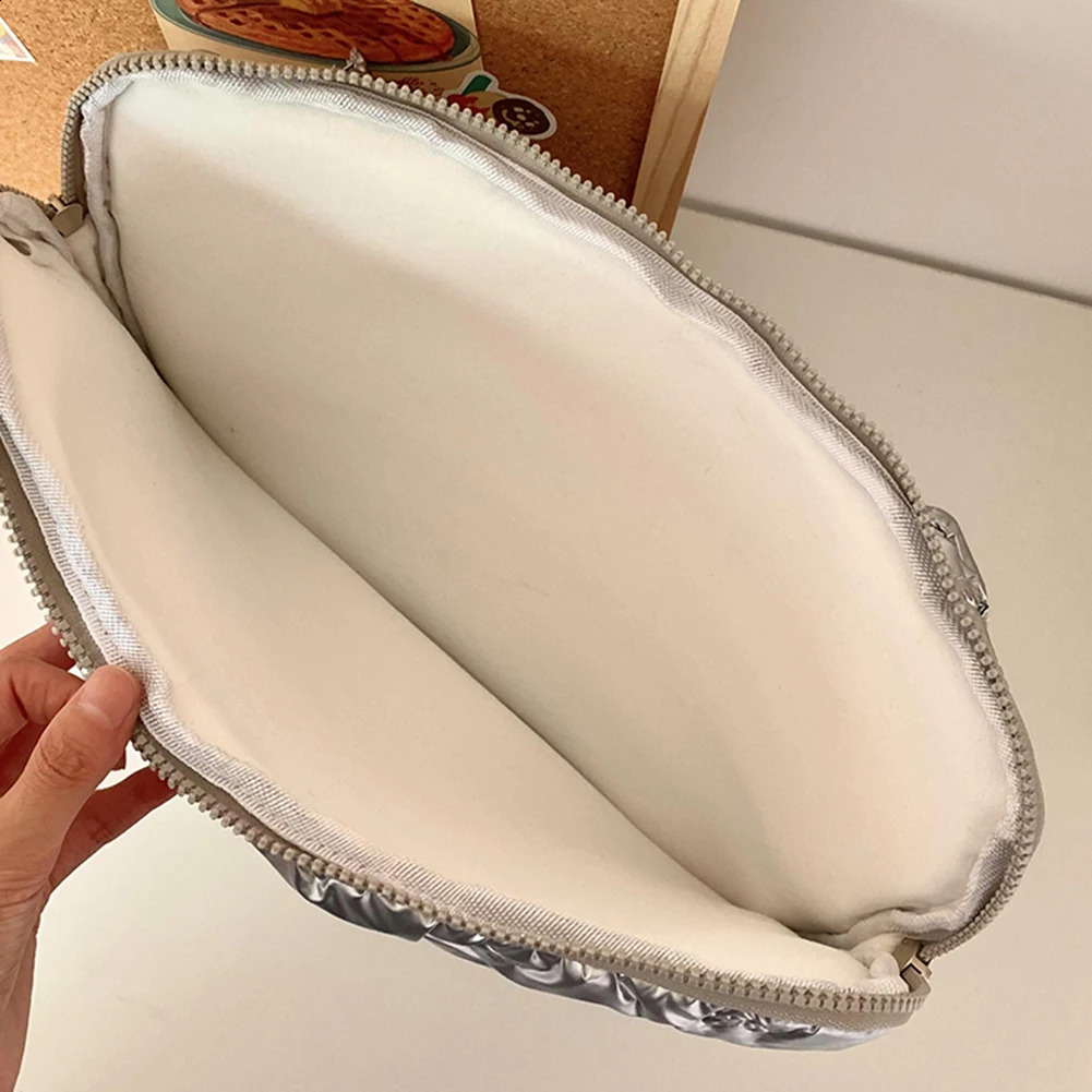 13 Inch Padded Laptop Case Aesthetic Laptop Shoulder Bag Shockproof Tablet Sleeve Case Computer Cover Bag Laptop Protective Bag 250407